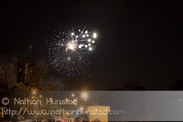 Minneapolis fireworks on 4 July 2010